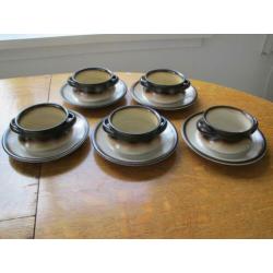 Prachtig Mancioli Tuscia porselein servies vintage