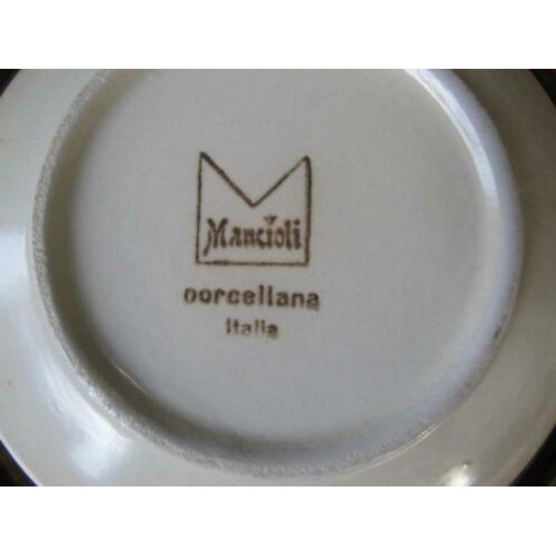 Prachtig Mancioli Tuscia porselein servies vintage
