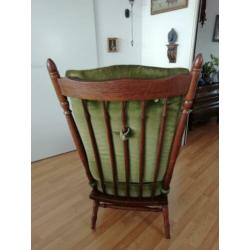 Heerlijk zittende vintage fauteuil in goede staat