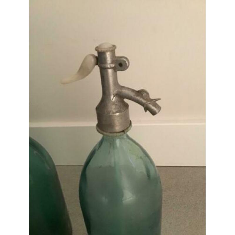 Antieke spuitfles water