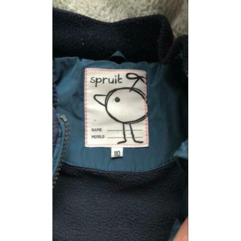 Winterjas, fleece gevoerd. Maat 110