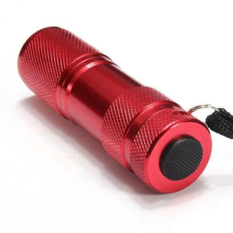 Ultraviolet (UV) LED Zaklamp, 12 UV LEDs