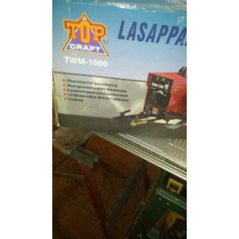 Nieuwe lasapparaat MOET WEG