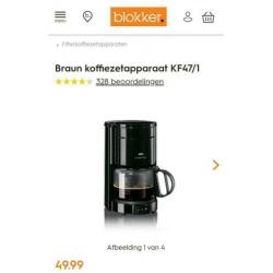 Braun koffiezetapparaat