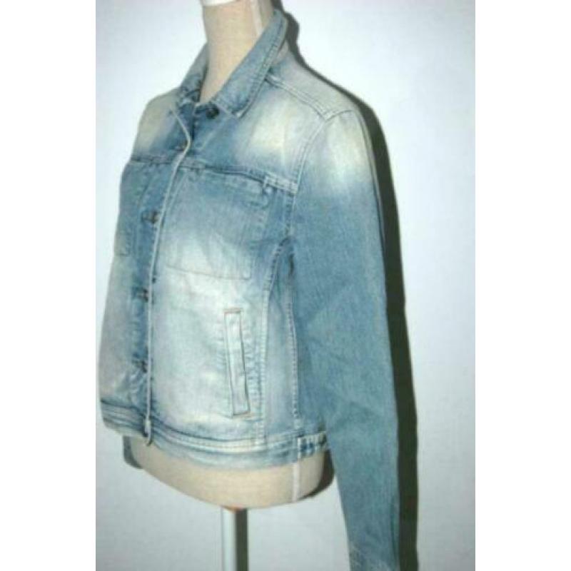 NIEUW CAPSIZE jeans jack, spijkerjas, jas, blauw, Mt. L
