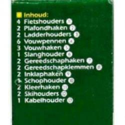 30-Delig Hakenset | Universeel | voor Schuur of Garage