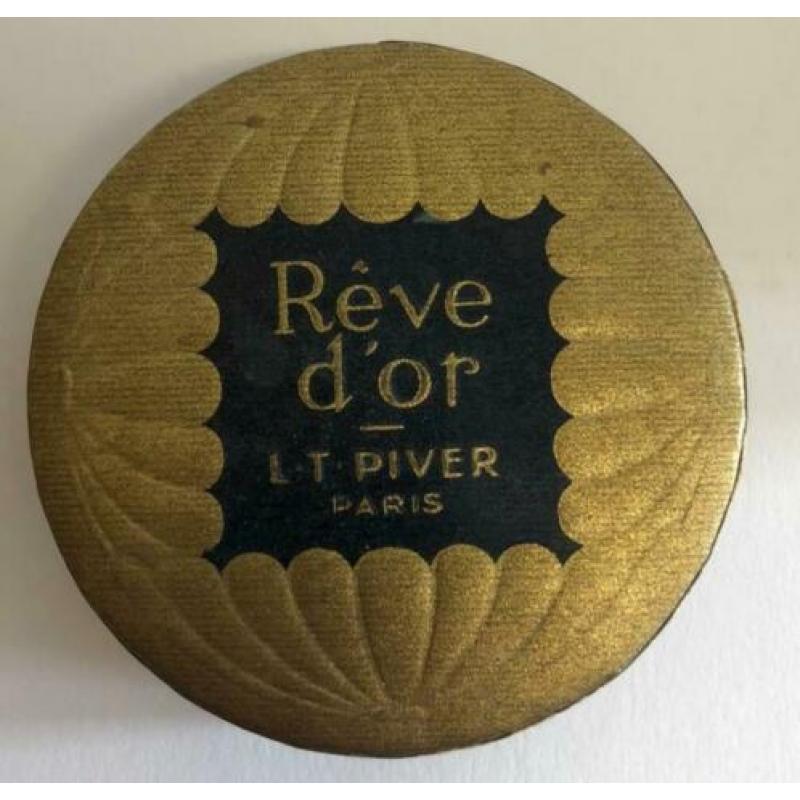 flacon de lotion Reve D'or Paris en twee poederdozen