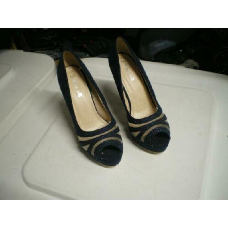Nieuw Top OR blauwe pumps maat 38 nr 96