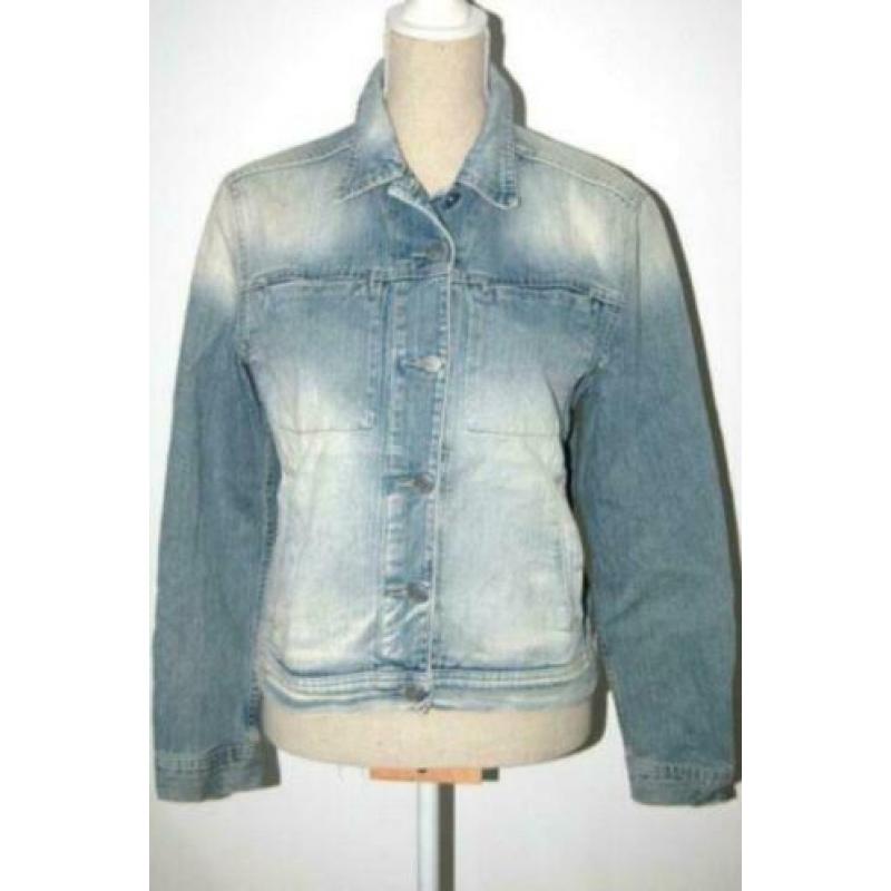 NIEUW CAPSIZE jeans jack, spijkerjas, jas, blauw, Mt. L