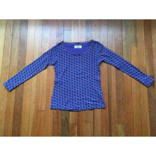 4FunkyFlavours longsleeve mt.M regenwolkjes-print