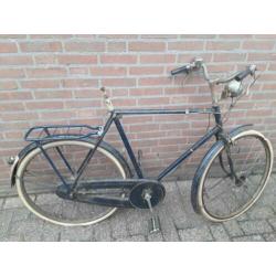 Oude retro fiets Raleigh herenfiets
