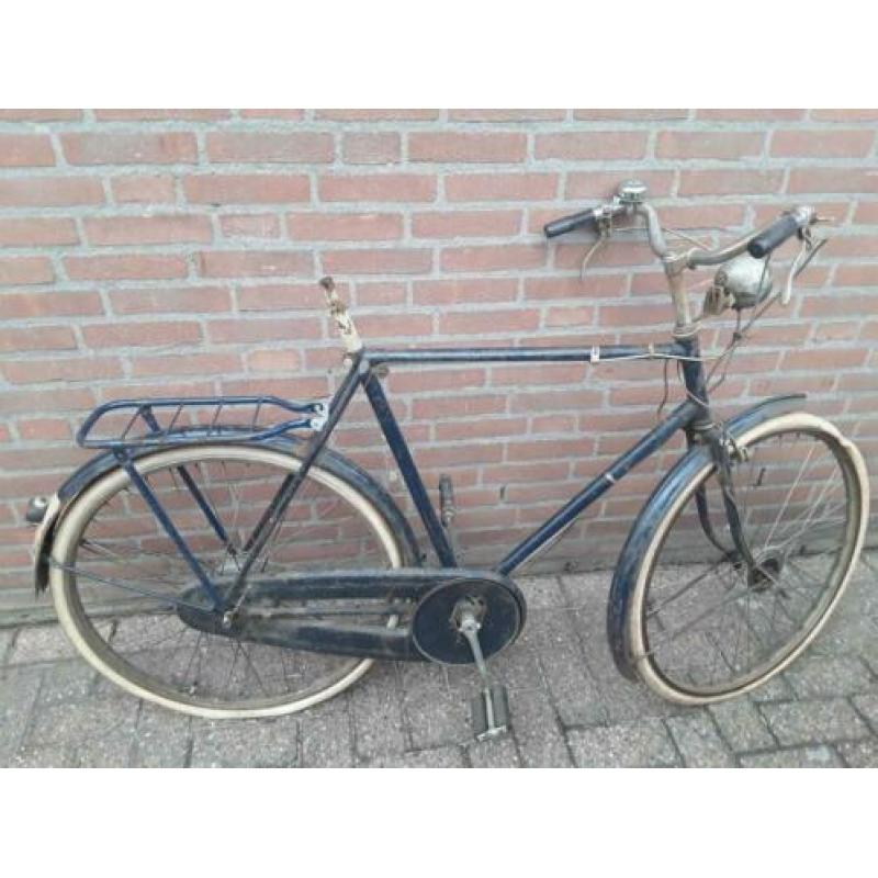 Oude retro fiets Raleigh herenfiets