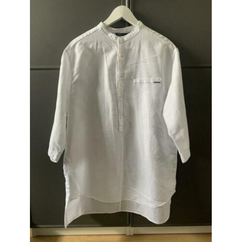 Toffe wit linnen/katoenen blouse van Antony Morato maat L