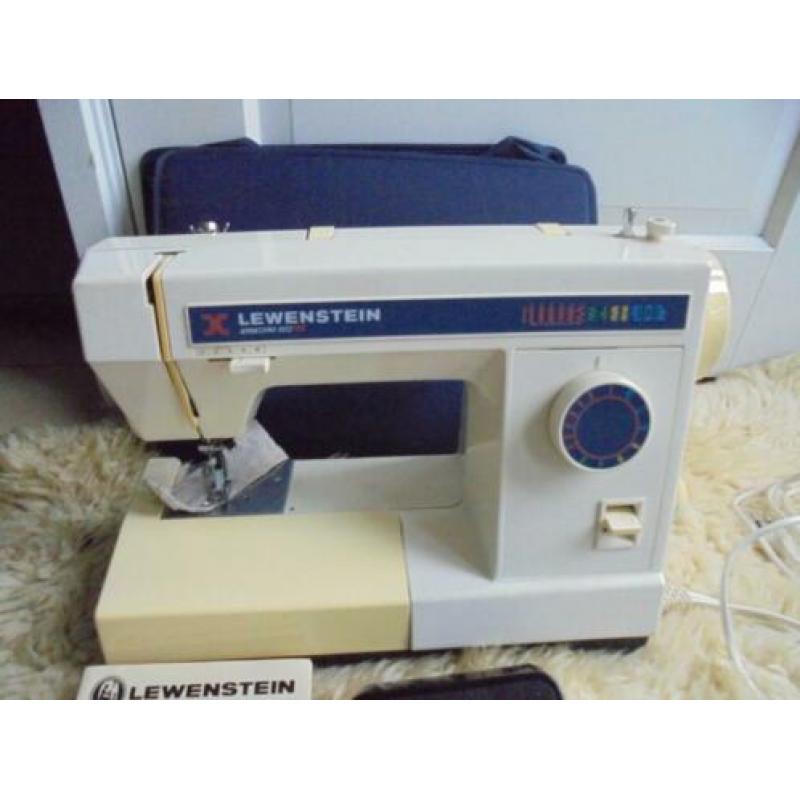 Vintage Lewenstein naaimachine,lichtgewicht zigzag machine