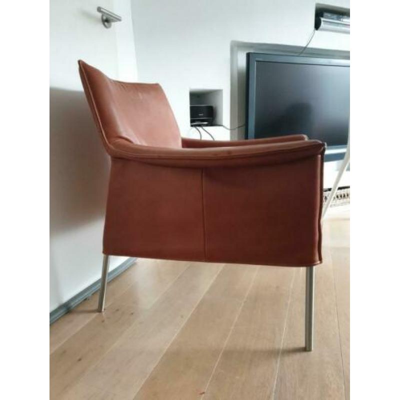 Limec / design fauteuil / Gerard van den Berg / cognac