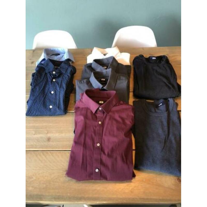 Overhemden maat M en pullover maat S