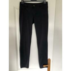 yaya slim fit zwarte broek maat 38