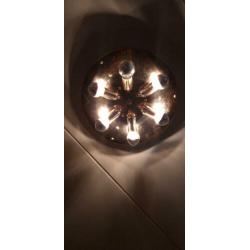 Vintage cosack leuchten sputnik messing plafondlamp