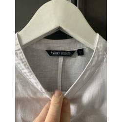 Toffe wit linnen/katoenen blouse van Antony Morato maat L