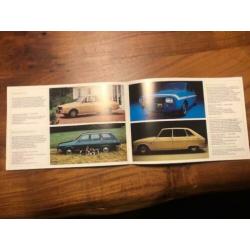 Renault brochure jaren 60/70