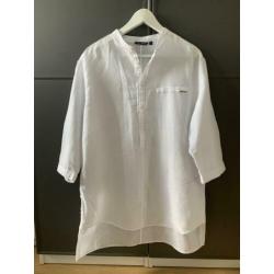 Toffe wit linnen/katoenen blouse van Antony Morato maat L