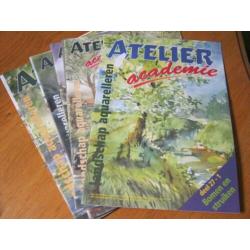 Schilder tijdschriften meesters in de schilderkunst/academy/
