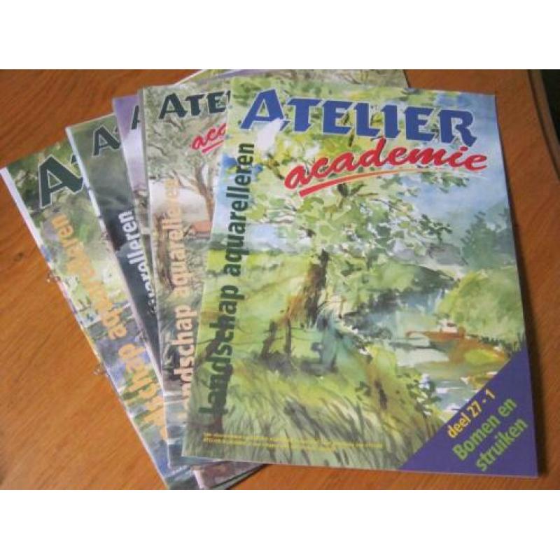Schilder tijdschriften meesters in de schilderkunst/academy/