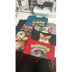 7 shirts Design Heroes Kunstboer 3-4 jaar