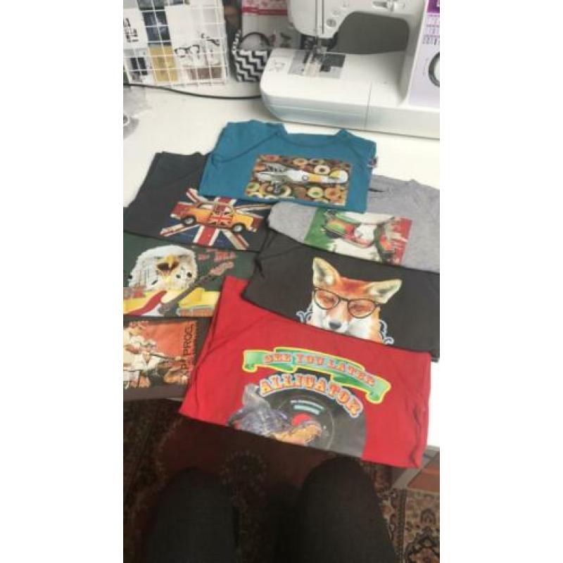 7 shirts Design Heroes Kunstboer 3-4 jaar