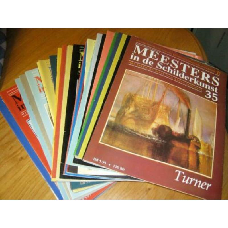 Schilder tijdschriften meesters in de schilderkunst/academy/