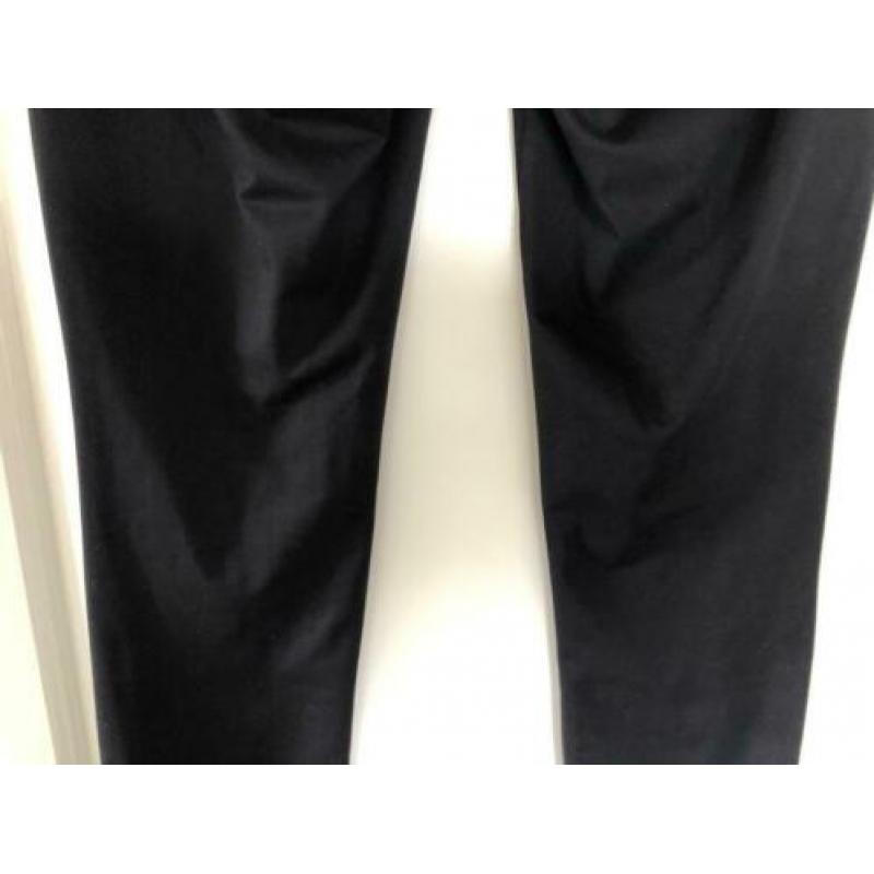 yaya slim fit zwarte broek maat 38