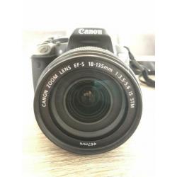 Canon EOS 650D met EFS 18-135 mm lens en extra’s
