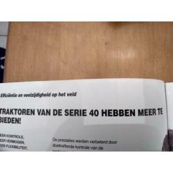 Folder/ brochure New Holland series 40