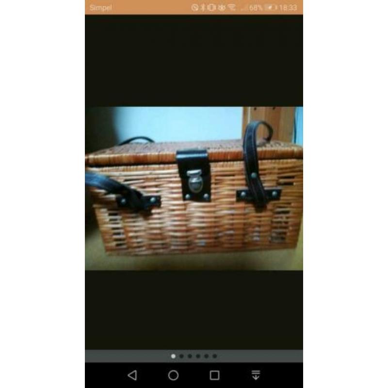 2 leuke rieten manden