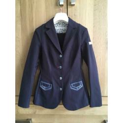Animo wedstrijdjasje donkerblauw maat 152-164