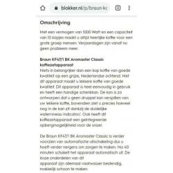 Braun koffiezetapparaat
