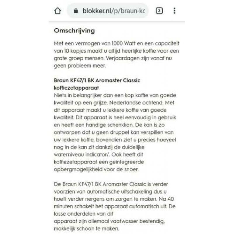 Braun koffiezetapparaat