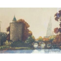 Landschaps schilderij 86451