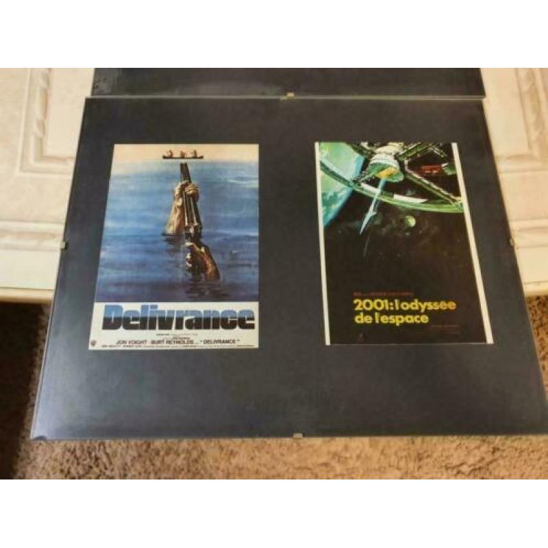 Uitverkoop!! Bekende oude filmposters met lijst voor €95,-!