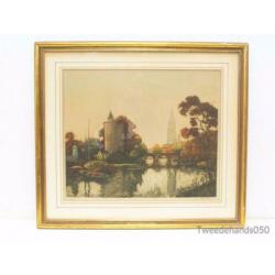 Landschaps schilderij 86451