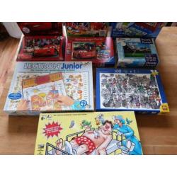 o.a. puzzels, dokter bibber