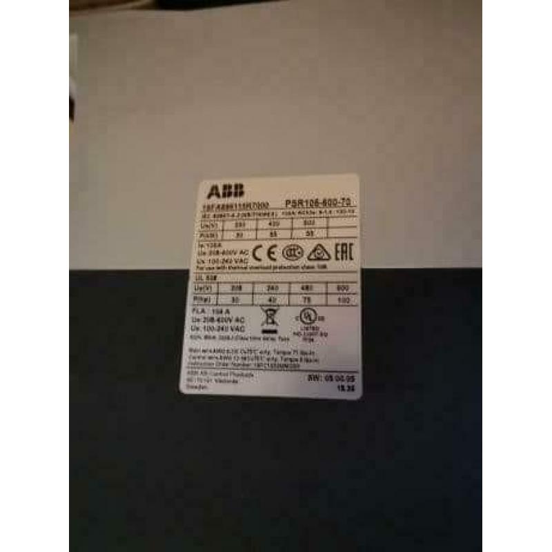ABB softstarter PSR105-600-70