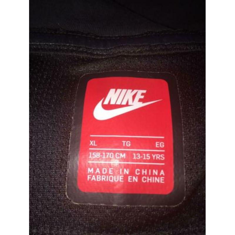 Nike tech fleece zwart/wit