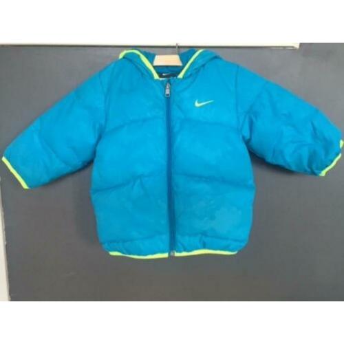 Nike Winterjas Blauw Maat 80 - 86