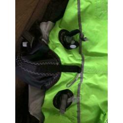 Best Waroo 9m + 13m kite met bar lijnen en pomp kitesurfset