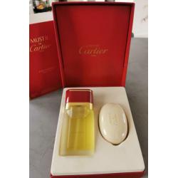 Vintage Cartier Must II 100 ml eau de toilette en zeep