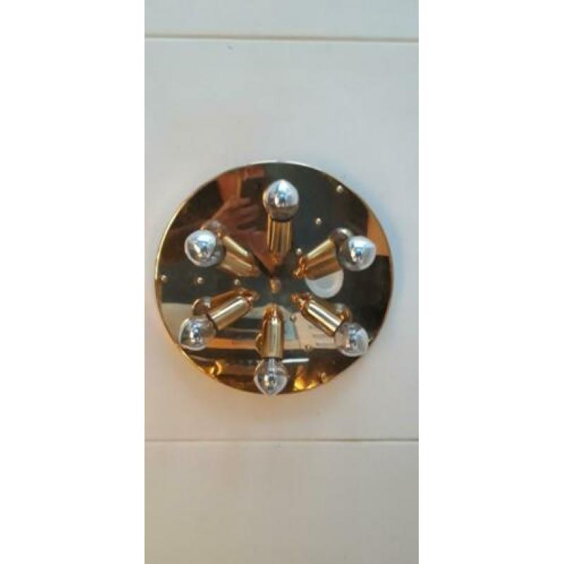 Vintage cosack leuchten sputnik messing plafondlamp
