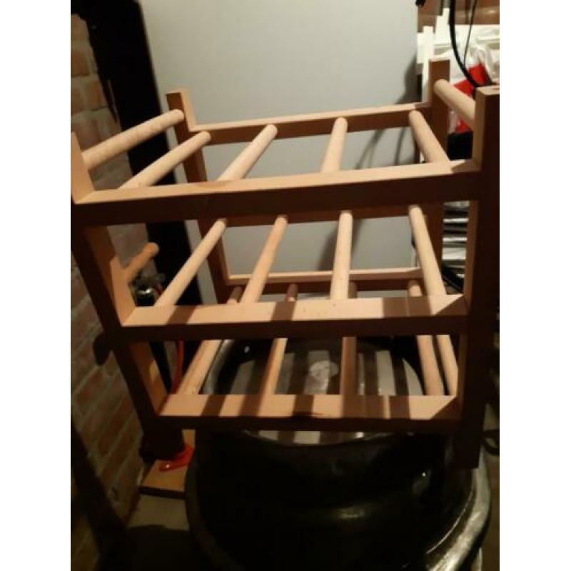 Bier / wijn rek voor 9 flessen