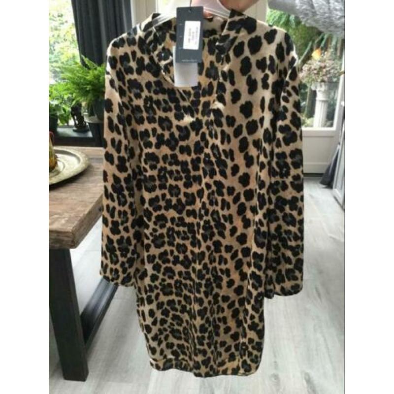 Tijgerprint blouse nieuw 38