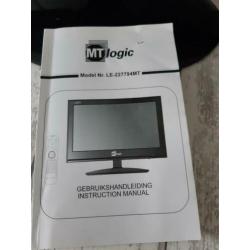 MT logic 22 inch 56 cm led tv met dvd